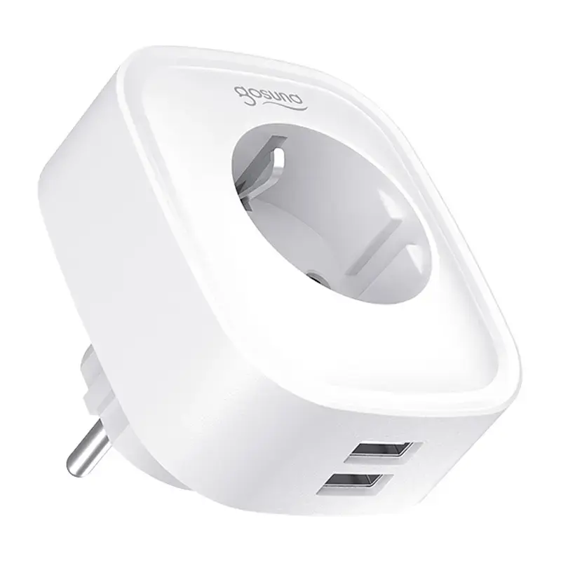 Enchufe inteligente WiFi Gosund SP112-M con 2x USB — pack de dos