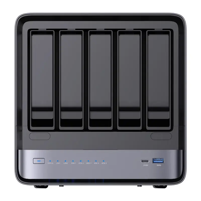 Mini-PC Minis Forum NAS N5 Pro AMD Ryzen AI 9 HX Pro 370, 32 GB RAM, 128 GB de almacenamiento