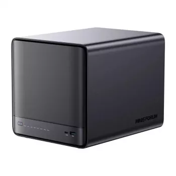 Mini-PC Minis Forum NAS N5 Pro AMD Ryzen AI 9 HX Pro 370, 32 GB RAM, 128 GB de almacenamiento