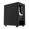 Caja de ordenador DarkFlash DB330M negra v2 con tres ventiladores preinstalados