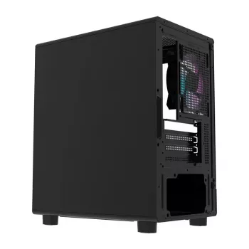 Caja de ordenador DarkFlash DB330M negra v2 con tres ventiladores preinstalados