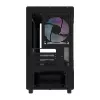 Caja de ordenador DarkFlash DB330M negra v2 con tres ventiladores preinstalados