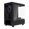 Caja de ordenador DarkFlash DB330M negra v2 con tres ventiladores preinstalados
