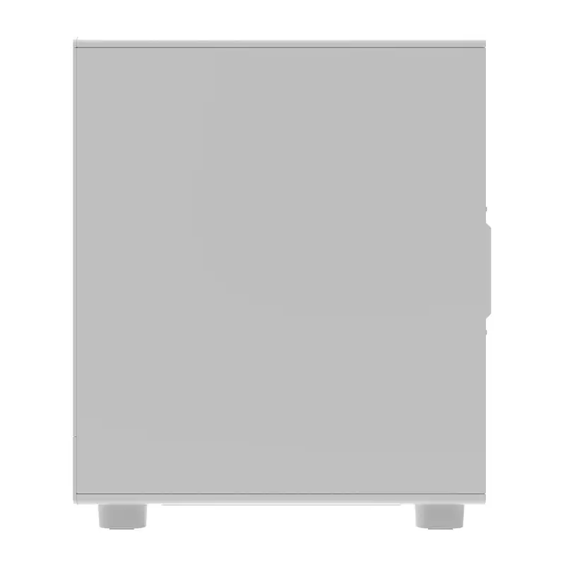 Caja de ordenador Darkflash DB330M blanca v2 con tres ventiladores preinstalados, compatibilidad micro-ATX/mATX