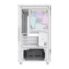 Caja de ordenador Darkflash DB330M blanca v2 con tres ventiladores preinstalados, compatibilidad micro-ATX/mATX