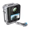 Jaula de protección metálica Telesin para DJI Osmo 360 – marco metálico ligero, puntos de anclaje