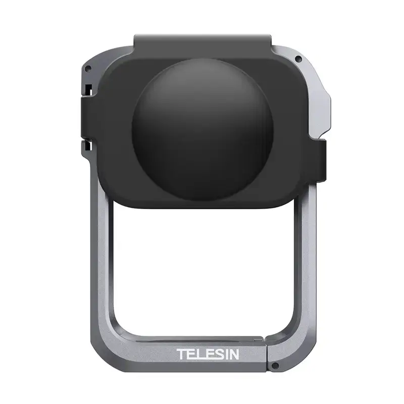 Jaula de protección metálica Telesin para DJI Osmo 360 – marco metálico ligero, puntos de anclaje