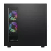 Caja de ordenador DarkFlash DS950V con pantalla frontal (negra) y 6 ventiladores preinstalados
