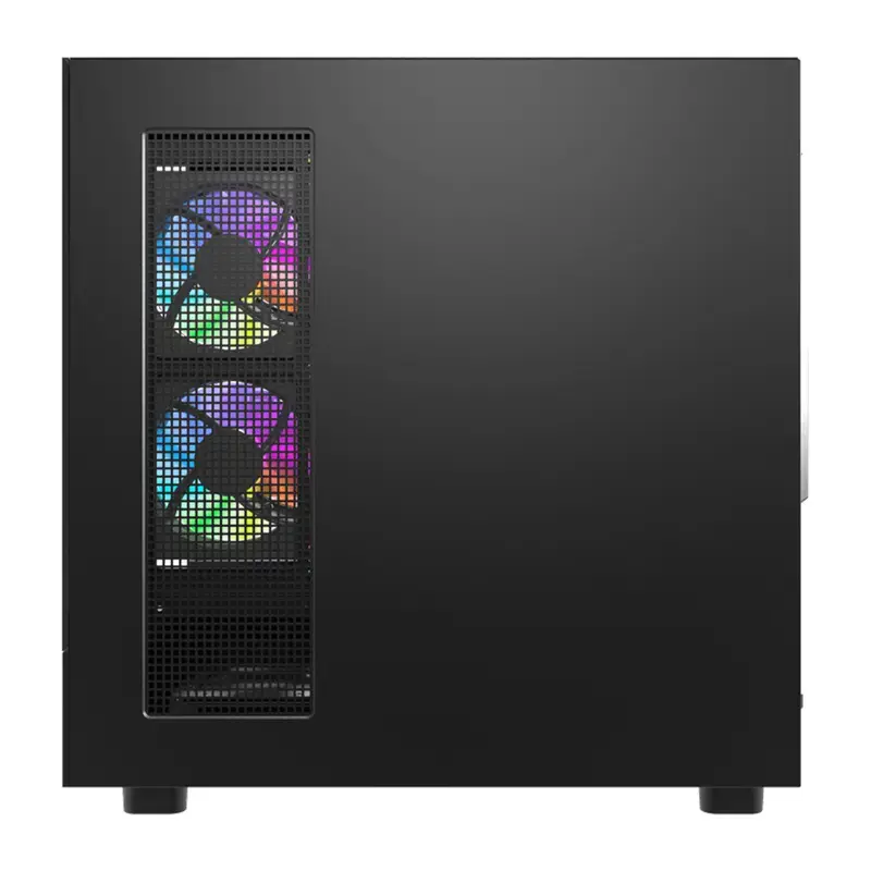 Caja de ordenador DarkFlash DS950V con pantalla frontal (negra) y 6 ventiladores preinstalados