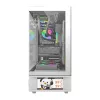 Caja de ordenador DarkFlash DS950V con pantalla integrada, blanca, incluye 6 ventiladores