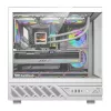 Caja de ordenador DarkFlash DS950V con pantalla integrada, blanca, incluye 6 ventiladores