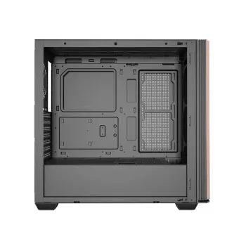 Caja de ordenador ATX Darkflash DS900WS — semitorre, sin ventiladores, negra