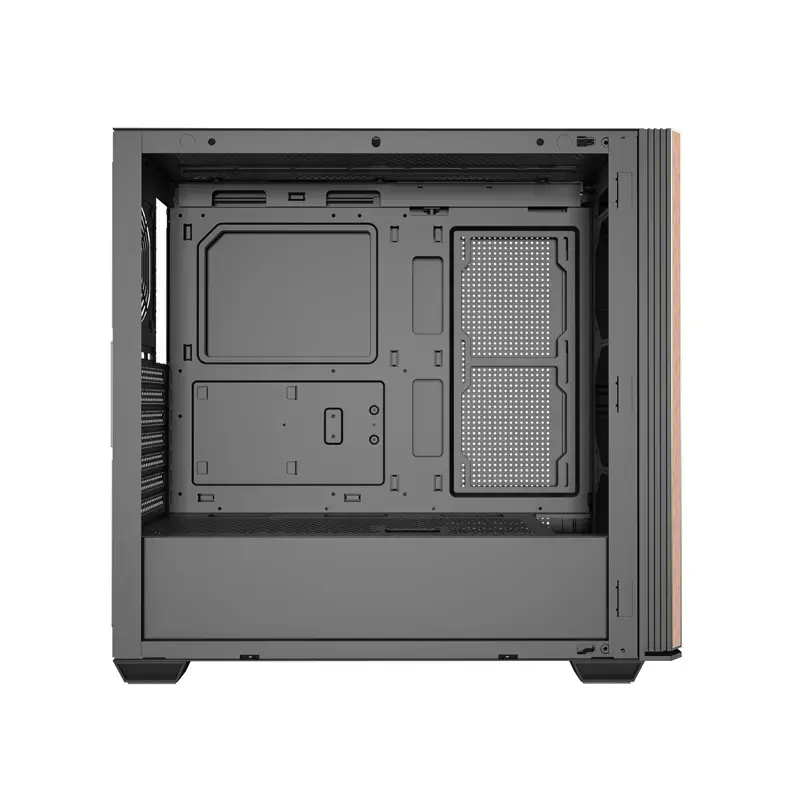 Caja de ordenador ATX Darkflash DS900WS — semitorre, sin ventiladores, negra