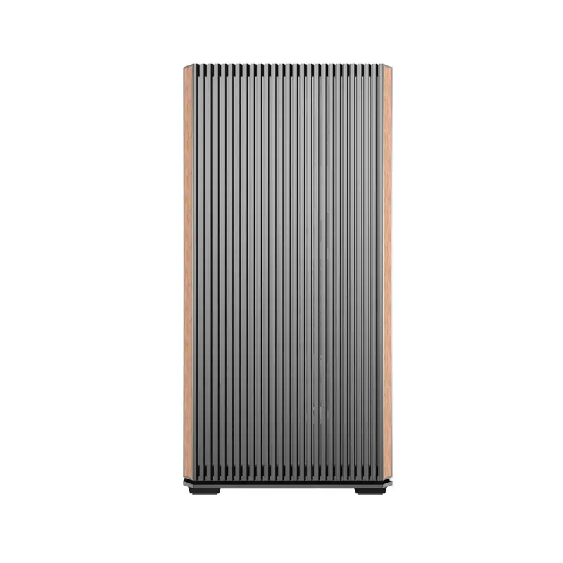 Caja de ordenador ATX Darkflash DS900WS — semitorre, sin ventiladores, negra