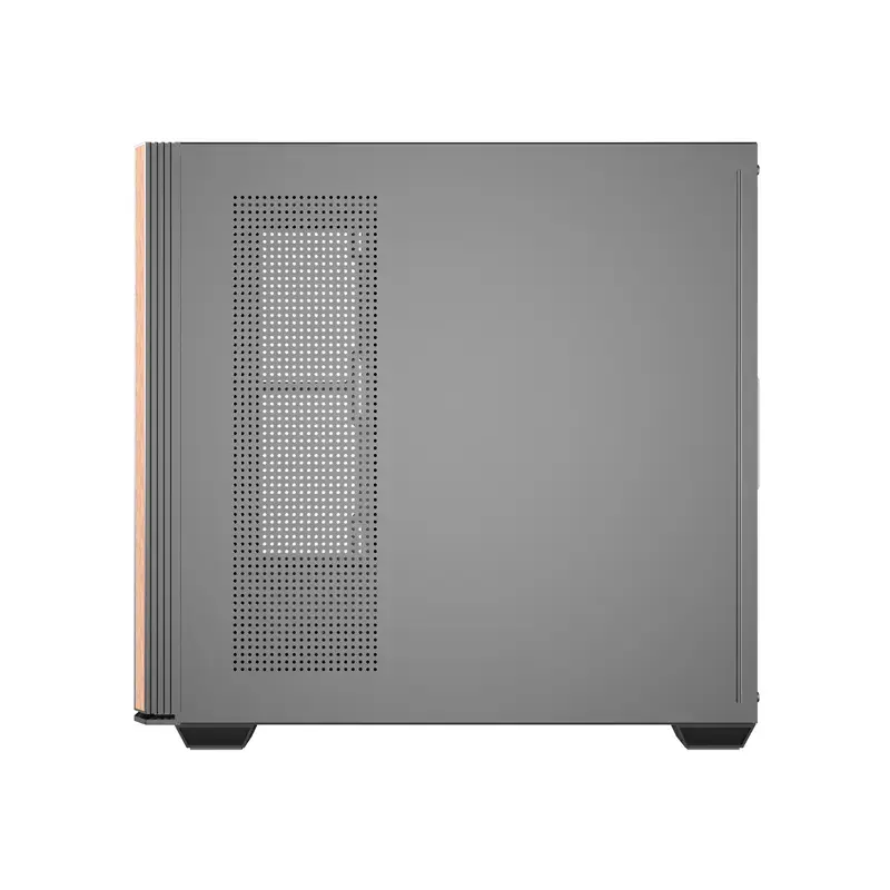 Caja de ordenador ATX Darkflash DS900WS — semitorre, sin ventiladores, negra