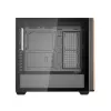 Caja de ordenador ATX Darkflash DS900WS — semitorre, sin ventiladores, negra