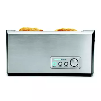Tostadora Gastroback Design Pro 4S 2 rebanadas 1500 W negra acero inoxidable