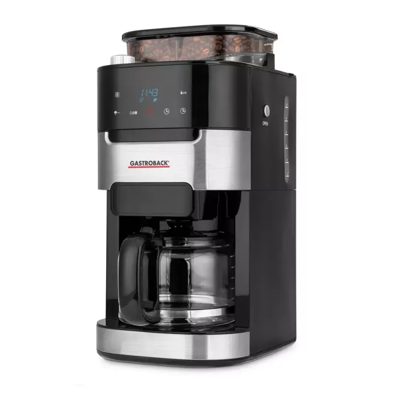 Cafetera de filtro Gastroback 1,5 L Grind & Brew Pro