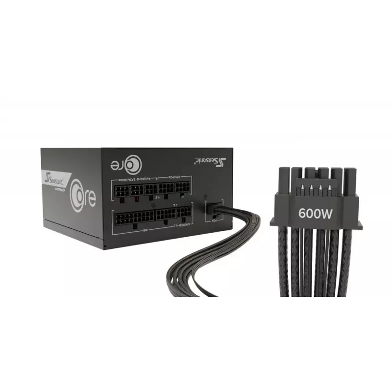 Fuente de alimentación Seasonic CORE GC-750 ATX 3.1 750 W 24 pines ATX no modular 80 PLUS Gold negra