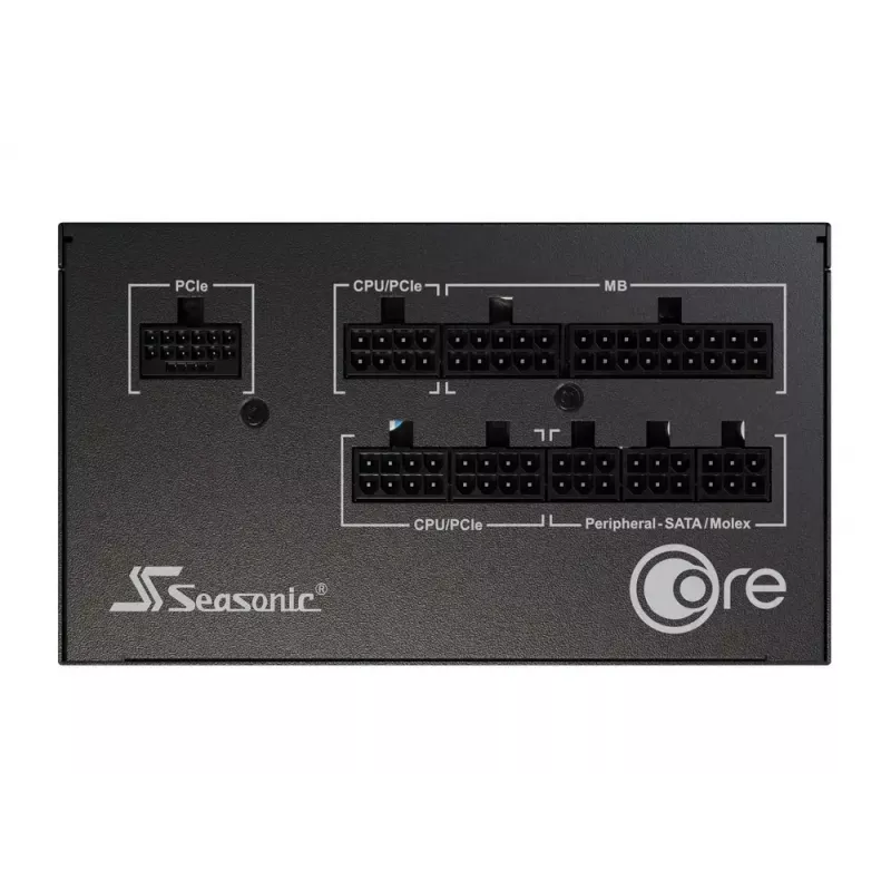Fuente de alimentación Seasonic CORE GC-650 ATX 3.1 650 W 24 pines ATX totalmente modular 80 PLUS Gold negra