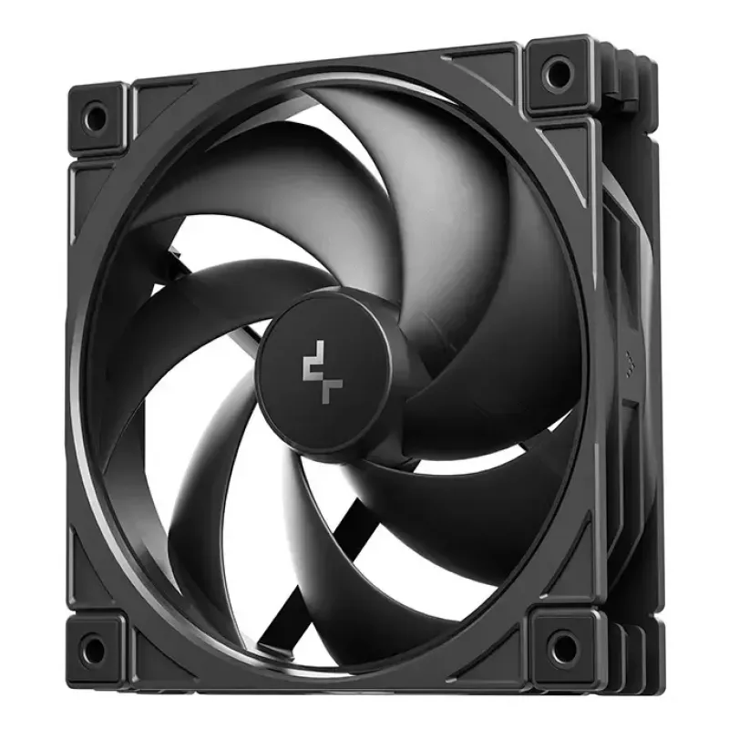 DeepCool FD12 V2 3IN1 ventilador de caja de 120 mm, pack de 3, negro (R-FD12V2-BKNPN3-G)
