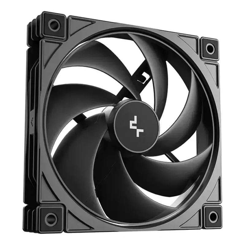 DeepCool FD12 V2 3IN1 ventilador de caja de 120 mm, pack de 3, negro (R-FD12V2-BKNPN3-G)
