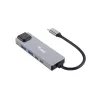 Adaptador multifunción 5 en 1 Equip, 2,5GbE, USB-A x 2, USB-C x 1, USB-C, 100W USB PD