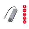 Adaptador multifunción 5 en 1 Equip, 2,5GbE, USB-A x 2, USB-C x 1, USB-C, 100W USB PD