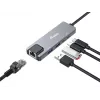 Adaptador multifunción 5 en 1 Equip, 2,5GbE, USB-A x 2, USB-C x 1, USB-C, 100W USB PD