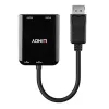 Lindy hub MST de DisplayPort a 2 puertos HDMI, DisplayPort, 2 x HDMI, conector macho, conector hembra, recto, recto