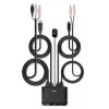 Lindy conmutador KVM de 2 puertos DisplayPort 1.2, USB Type-C, USB 2.0 y audio