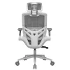 Silla gamer universal Cougar CGR-SPO-WHW — asiento y respaldo blancos, carga máx. 120 kg, altura 1170–1310 mm, anchura 680 mm