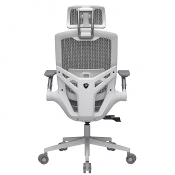 Silla gamer universal Cougar CGR-SPO-WHW — asiento y respaldo blancos, carga máx. 120 kg, altura 1170–1310 mm, anchura 680 mm