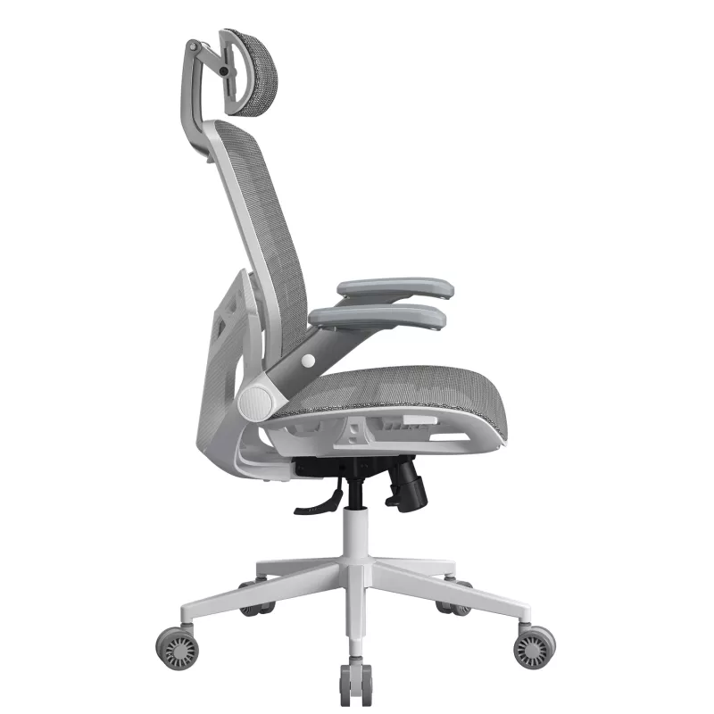 Silla gamer universal Cougar CGR-SPO-WHW — asiento y respaldo blancos, carga máx. 120 kg, altura 1170–1310 mm, anchura 680 mm