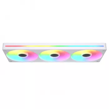 Ventilador COUGAR Unity360-FB Single-Frame 360 ARGB PWM Forward, 120 mm, 700–2500 RPM, FDB, blanco