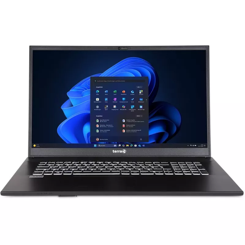 TERRA MOBILE 1716R Intel® Core™ i3 i3-1315U portátil 43,9 cm (17,3 inch) Full HD 16 GB DDR4-SDRAM 500 GB SSD Wi-Fi 6 (802.11ax) Windows 11 Pro alemán gris