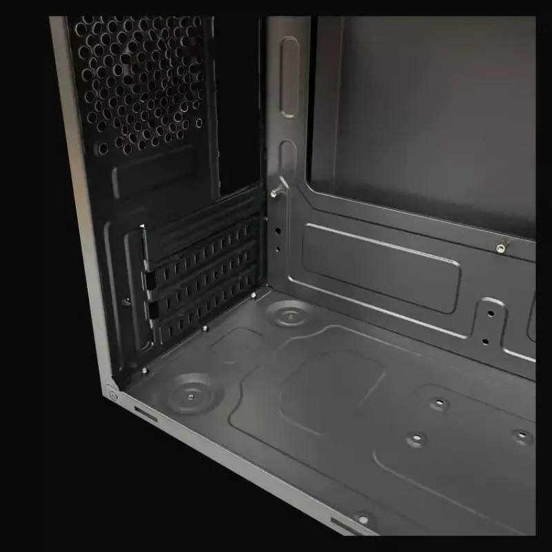 Carcasa de PC Micro Tower LC-Power 2004MB-V3, Micro-ATX/Mini-ITX, negra, fuente de alimentación superior, compatible con 2×3,5 inch + 2×2,5 inch, USB 3.2 Gen1