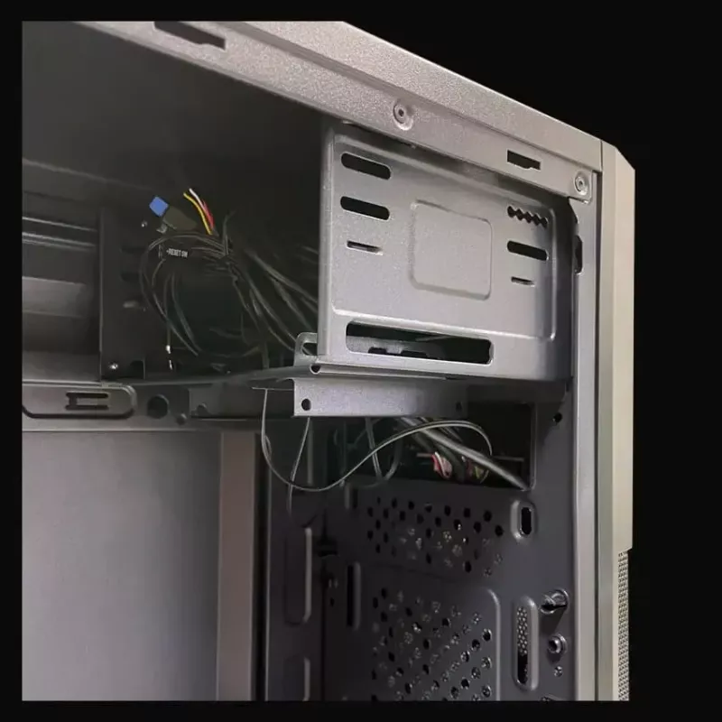 Carcasa de PC Micro Tower LC-Power 2004MB-V3, Micro-ATX/Mini-ITX, negra, fuente de alimentación superior, compatible con 2×3,5 inch + 2×2,5 inch, USB 3.2 Gen1