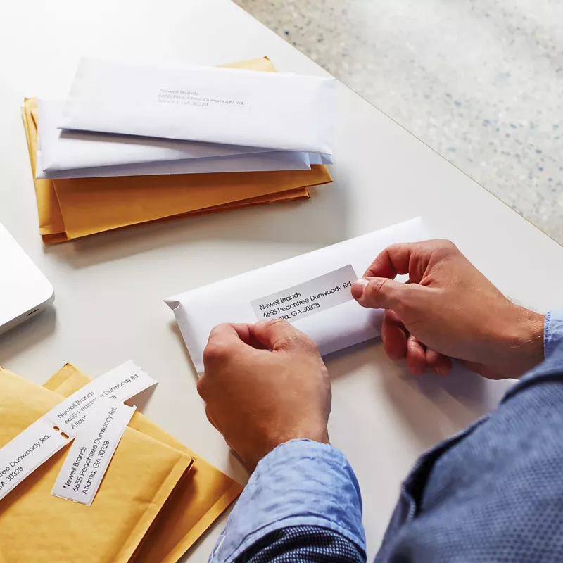 Etiquetas de dirección grandes auténticas DYMO LabelWriter | 36 mm x 89 mm | Rollo de 260 | Impresión negra sobre blanco | para impresoras de etiquetas LabelWriter