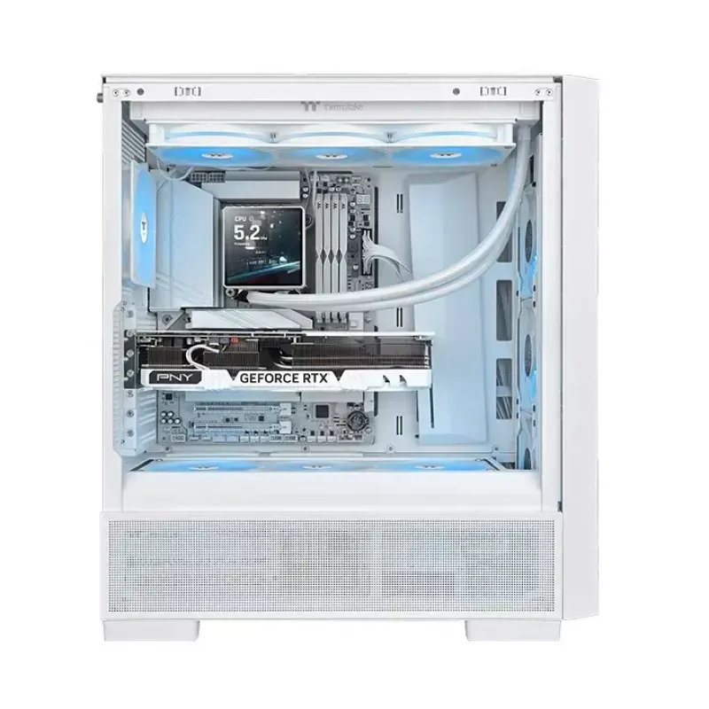 Refrigeración líquida todo en uno Thermaltake TH360 V3 Ultra ARGB — 3 ventiladores de 120 mm, 500–2500 rpm, 12 V, blanco