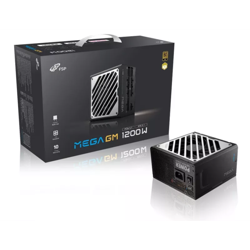 Fuente de alimentación FSP MEGA GM 1200W ATX ATX3.1 negra
