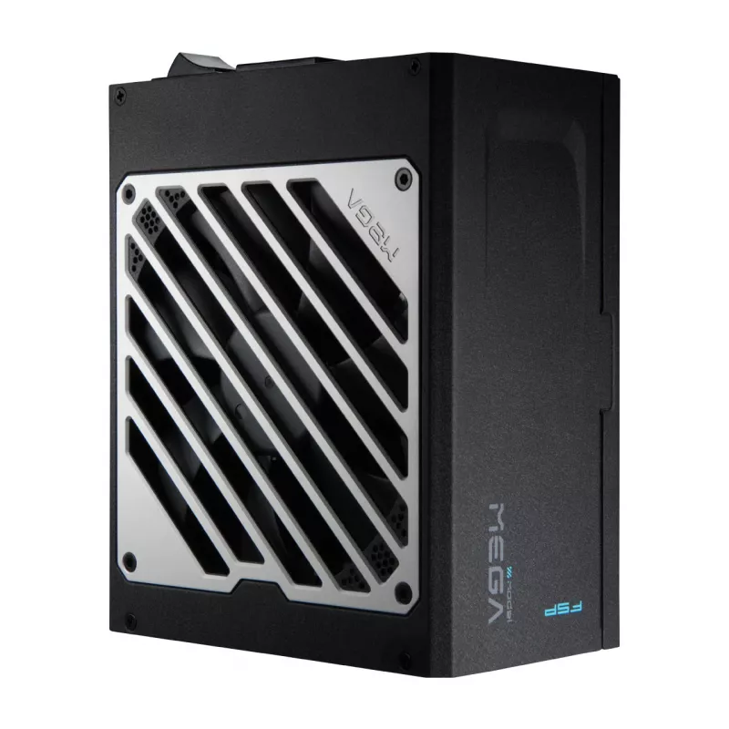 Fuente de alimentación FSP MEGA TI 1650W ATX ATX3.1 negra, 1650 W, 110 - 240 V, 50/60 Hz, 10 - 15 A, activa, 120 W