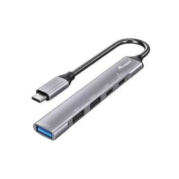 Equip hub USB 3.0/2.0 de 5 puertos con USB-C PD