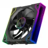 XILENCE XPF360R.ARGB ventilador para carcasa de PC de 120 mm pack de 3, rodamiento hidráulico, 1,9 mmH2O, 7–13,2 V, negro