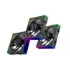 XILENCE XPF360R.ARGB ventilador para carcasa de PC de 120 mm pack de 3, rodamiento hidráulico, 1,9 mmH2O, 7–13,2 V, negro