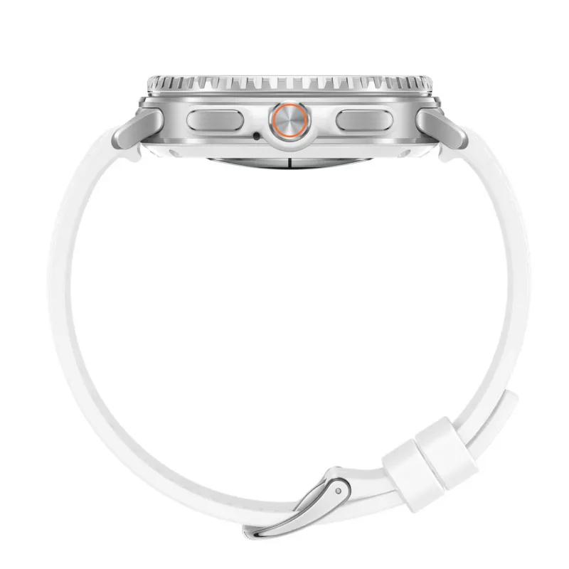 Samsung Galaxy Watch8 Classic 3,3 cm (1,3 pulgadas) AMOLED 46 mm digital 438 x 438 píxeles pantalla táctil plateado Wi-Fi GPS (satélite)