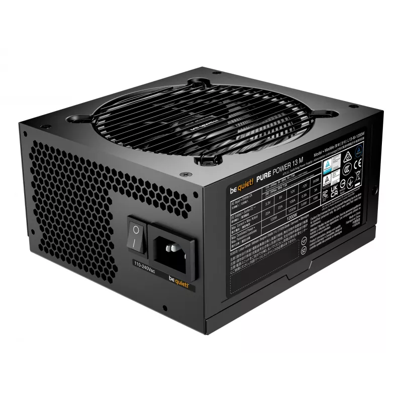 be quiet Pure Power 13 M | 1200W fuente de alimentación 20+4 pin ATX ATX negro