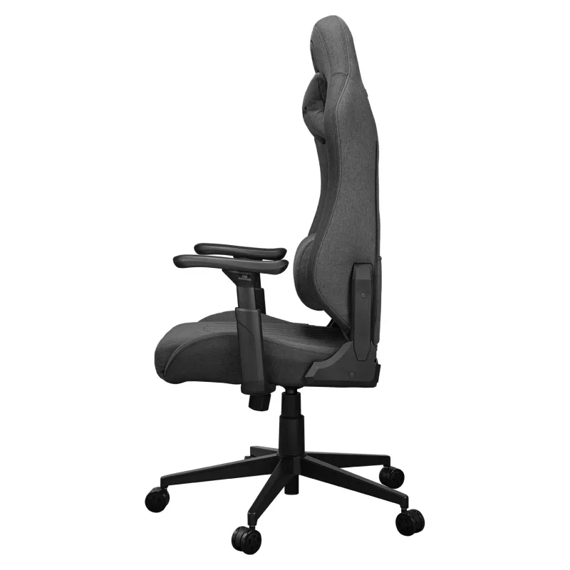 Silla gaming universal Cougar CGR-EPF-ROG — negro/gris, altura mín. 125 cm, asiento 710×670 mm, máx. 120 kg