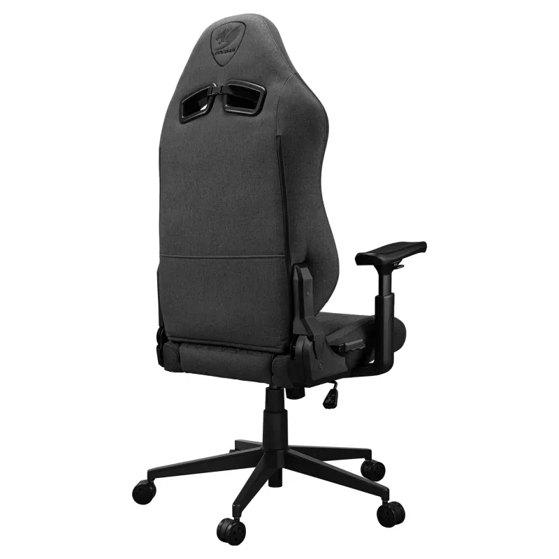 Silla gaming universal Cougar CGR-EPF-ROG — negro/gris, altura mín. 125 cm, asiento 710×670 mm, máx. 120 kg