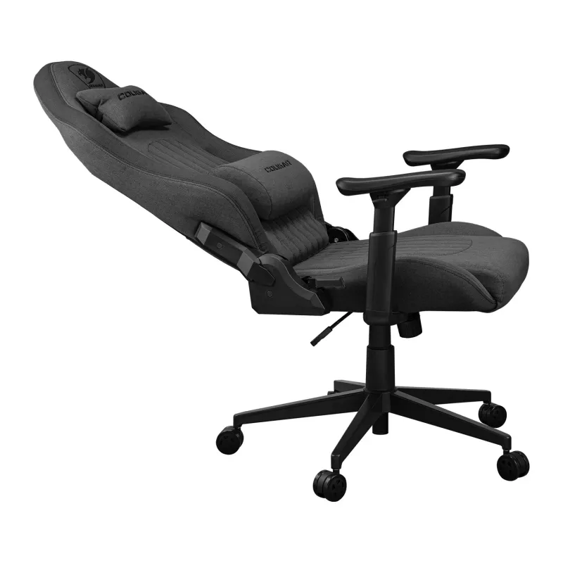 Silla gaming universal Cougar CGR-EPF-ROG — negro/gris, altura mín. 125 cm, asiento 710×670 mm, máx. 120 kg